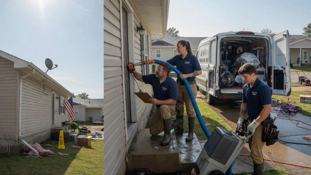 Ceiling Water Damage Restoration in Springfield, OH near me