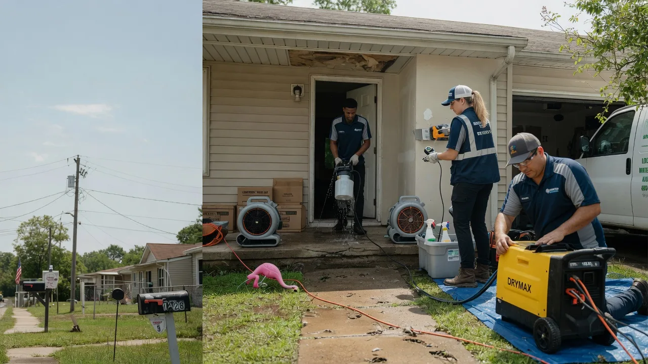 Storm Damage Water Removal in Springfield, OH near me